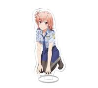 EVRNSAD Figura de acrílico Anime Premium para My Youth Romantic Comedy Is Wrong, As I Expected, 15cm Figura Anime Soporte de Acrílico De Dos Caras Colección Juego decoración de Mesa,16