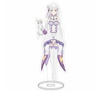EVRNSAD Figura de acrílico Anime Premium para Re: Life in a Different World from Zero, 16cm Figura Anime Soporte de Acrílico De Dos Caras Colección Juego decoración de Mesa,7
