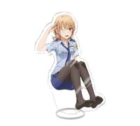 EVRNSAD Figura de acrílico Anime Premium para The Masterful Cat Is Depressed Again Today, 15cm Figura Anime Soporte de Acrílico De Dos Caras Colección Juego decoración de Mesa,17