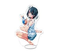 EVRNSAD Figura de acrílico Anime Premium para The Masterful Cat Is Depressed Again Today, 15cm Figura Anime Soporte de Acrílico De Dos Caras Colección Juego decoración de Mesa,19