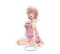 EVRNSAD Figura de acrílico Anime Premium para The Masterful Cat Is Depressed Again Today, 15cm Figura Anime Soporte de Acrílico De Dos Caras Colección Juego decoración de Mesa,26