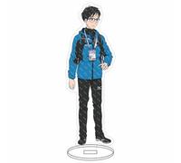 EVRNSAD Figura de acrílico Anime Premium para Yuri!!! on Ice, 16cm Figura Anime Soporte de Acrílico De Dos Caras Colección Juego decoración de Mesa,13
