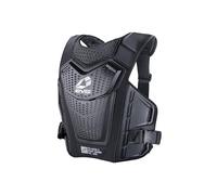 EVS Sports Revo 4 - Protector de pecho | Desviación ligera de la rodilla | Ajuste ventilado de perfil bajo | Negro/Blanco | Pequeño/Mediano