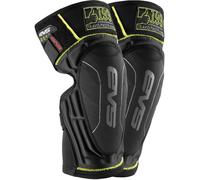 EVS TP199 Lite Protectores de rodilla, negro-amarillo, tamaño L XL para Hombres
