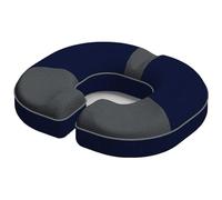 EvshBea Cojín de asiento ortopédico, cojín de próstata, cojín ergonómico para hamorroides y próstata, reduce el dolor, promueve la circulación sanguínea y alivia el coxis (gris oscuro)