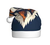 EVSvcxz Border Collie - Gorro unisex para fiesta de Navidad, gorro de Papá Noel para adultos, sombrero de invierno de felpa