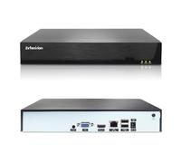 Evtevision Grabadora de video en red NVR 4K de 36 canales soporta hasta 36 cámaras IP de seguridad de 8MP/5MP/4MP/3MP/1080P, 2 puertos HDD NVR de vigilancia de 36 canales con detección de movimiento