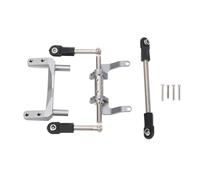 EVTSCAN 1/10 RC Servo Mount Hydraulic Direction Link Alejo de Aluminio Ligero Amortiguación Ajustable SCX10 (Tu Colore)