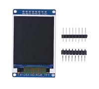 EVTSCAN 1.8 Pulgadas TFT LCD Pantalla IPS Puerto 128x160p Pantalla de Color Completo 3.3V para el módulo de visualización del microcontrolador
