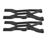 EVTSCAN 1 par de Brazos de suspensión Delanteros Inferiores de aleación de Aluminio RC Aptos para Coches de Control Remoto ARRMA 1/10 (Black)