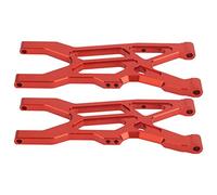EVTSCAN 1 par de Brazos de suspensión Delanteros Inferiores de aleación de Aluminio RC Aptos para Coches de Control Remoto ARRMA 1/10 (Red)