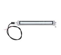 EVTSCAN 24V DC o AC 10W Máquinas CNC industriales Luz trabajo LED, luz de tubo 15 pulgadas con 96-LED, 1200 lúmenes, IP68, a prueba explosiones, soporte montaje ajustable 360 grados