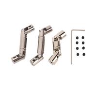 EVTSCAN 3 PCS Kit de Eje de transmisión RC Junta Universal Todo el Eje de transmisión de automóvil RC de Metal para WPL para MN D90