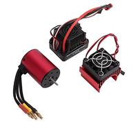 EVTSCAN 3650 3900kV Motor sin Cepillo 60 A Motor ESC sin Cepillo Juego de disipador de Calor Universal 1/10 RC Piezas