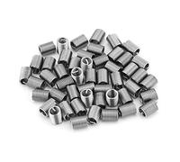 EVTSCAN 50 piezas 304 insertos de rosca en espiral de acero inoxidable Kit de tornillos de reparación M6 x 1,0 x 2,5 D longitud insertos de rosca tipo helicoil