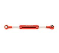 EVTSCAN Accesorio de Palanca de dirección de la Barra de tracción de servos Ajustables para SCX10 D90 1/10 RC Red Rojo Opcional 75-80 mm-100 mm Adecuado para entusiastas de los (95-100 mm)