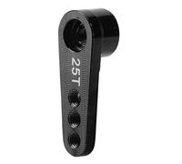EVTSCAN Aleación de Aluminio 25T RC Half Arm Horn 28.5 mm Accesorio de actualización para camión HSP 1/10 (Black)