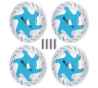 EVTSCAN Aleación de Aluminio CNC Accesorios de Disco de Freno simulado Fit Universal RC Car 1:10 (Blue)