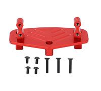 EVTSCAN Aleación de Aluminio Dirección del servo Soporte Base de Soporte de Baja Densidad Resistencia Resistente de Desgaste Long Long Lave LMT Modificación de Camiones Partes (Red)