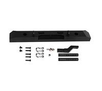 EVTSCAN Aluminio aleación RC Bumper Guard Guard Kit de Piezas de actualización para RGT 1/10 Camión Overland Rock Cruiser EX86100 RC Accesorio (Black B-R86026S)