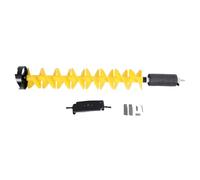 EVTSCAN Barrena de Hielo eléctrica de 6 Pulgadas con construcción de Nailon, eficiente para perforación de Hielo en Invierno, Color Amarillo