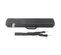 EVTSCAN Bolsa rígida de EVA para caña de pescar con bolsa de red interna, correa para el hombro, tiradores de cremallera de metal dobles y diseño de bloqueo