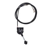 EVTSCAN Cable de acelerador de excavadora, Control rápido flexible para camión mezclador de excavadora, acero inoxidable de PU, 5m