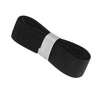 EVTSCAN Cinta de Agarre de Raqueta de Tenis de Cuero de Vaca, para Tenis, Pickleball, Squash, bádminton y Racquetball, Duradera y Absorbente, fácil de aplicar(Negro)