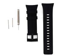 EVTSCAN Correa de muñeca para Reloj, para SUUNTO Spartan Ultra Correa/Correa de Silicona de Goma de Repuesto para Reloj - Negro, con Herramientas de Destornillador