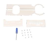 EVTSCAN Cuerpo de camión RC Baja Ventilamiento Decorativo Piezas de modificación WPL D12 Accesorios de actualización adecuados (White)
