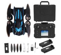 EVTSCAN Drone de Control Remoto Motor sin escobillas Evitación de obstáculos Trayectoria Flotante Inteligente Flying RC Quadcopter con Pantalla para entusiastas de la Aventura al Aire (2 Batteries)