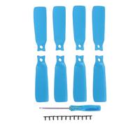 EVTSCAN Drone Propeller Blades Flexible Replacement 4022F Wing Spare Parts FOR Flip (Blue)