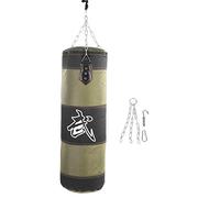 EVTSCAN El Nuevo Saco de Arena de Boxeo para Colgar, Entrenamiento vacío, Gancho de Boxeo, Saco de Arena, Lucha, puñetazo de Karate, Saco de Arena para Saco de Arena para Adultos(0.8m-Verde)