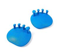 EVTSCAN Entrenador de arco de los pies, entrenador de arco de los dedos del pie, corrector de valgo, separador de dedos, espaciadores, enderezador de yoga, herramienta de fitness (azul)