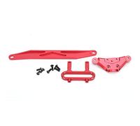 EVTSCAN Grupo de dirección de la Tapa de batería de aleación de Aluminio Cubierta Superior para RedCat XBE XTE SC 1/10 Camión (Red)