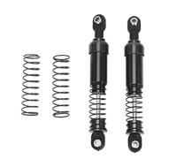 EVTSCAN Juego de amortiguadores de amortiguadores RC Metal de aleación de Aluminio 85 mm RC RC RC Conjunto de Resorte para el Modelo SCX10 1/10 RC Car (Negro)