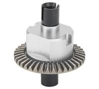 EVTSCAN Juego de Engranajes diferenciales de Metal Eficiencia de conducción Estable Profesional Mejorar el Rendimiento para 1/10 RC Cars HSP 94122 94123 (Silver)
