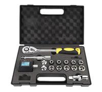 EVTSCAN Juego de llaves de trinquete con medidor de torsión Digital, destornillador de electricista de 30N·m con adaptador, biela, conector de 1/2 pulgadas