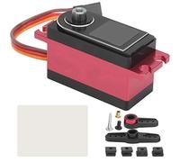 EVTSCAN Juego de servo Digital de 12 kg, Piezas de actualización, Accesorio de Alta torsión, Ligero para Modelo de vehículo RC 1/10