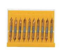 EVTSCAN Kit de brocas centrales, juego de herramientas de molino de brocas avellanadas, 10 brocas centrales