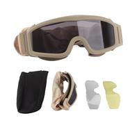 EVTSCAN Kit De Gafas Desert Locust: Gafas Balísticas De Protección Ocular Antivaho, Gafas Para Exteriores Con 2 Lentes, Talla única, Color Caqui