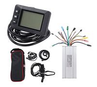 EVTSCAN Kit de modificación de la batería de Litio de Bicicleta eléctrica con Pantalla de visualización y Controlador de Motor DC 36V 48V para Bicicleta eléctrica de Bricolaje, vehículo,