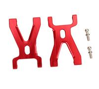 EVTSCAN Las Piezas de actualización del Brazo de aleación de aleación de Aluminio Dan más Control sobre el Auto RC Exceso de Velocidad WL 1/18 A959 A979 A969 [RC Car] (Rojo)