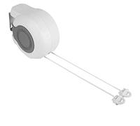 EVTSCAN - Línea de Secado de Ropa Doble retráctil montada en la Pared de 13 m, Herramienta de Lavado para Interiores y Exteriores