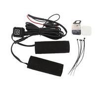 EVTSCAN Motospicleta de Agarre calentada Pad, Gancho Resistente al Agua, Gancho y Bucle de Motocicleta, calentante, Manga del Mango del manejo del manejo para el Invierno