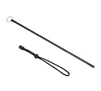 EVTSCAN Palo de Puntero de aleación de Aluminio para Buceo 13 Pulgadas, con cordón, para Muck Stick, Reef Stick, Lobster Stick, para Dispositivo de señalización(Negro)