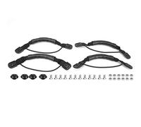 EVTSCAN Paquete de 2 Asas de plástico de Nailon con Juego de Botones fijos y Tornillos para Kayak, Canoa, Barco