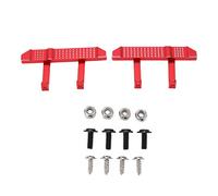 EVTSCAN Pedal de Metal Aluminio Pedales de Placa Lateral de aleación Car D90 D91 D96 D99 D99S 1/12 RC Piezas de actualización Exquisita (R790R Red)
