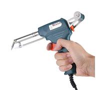 EVTSCAN Pistola de Soldador eléctrica, 220 V 60 W, Pistola de Soldador de estaño de envío automático portátil con Herramienta de Soldadura de Temperatura controlada Ajustable(Verde negruzco)