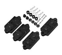 EVTSCAN RC Plastic Car Shell Columna Stand Cuerpo magnético Ajustable Post Universal 1/8 1/10 RC Car Negro
